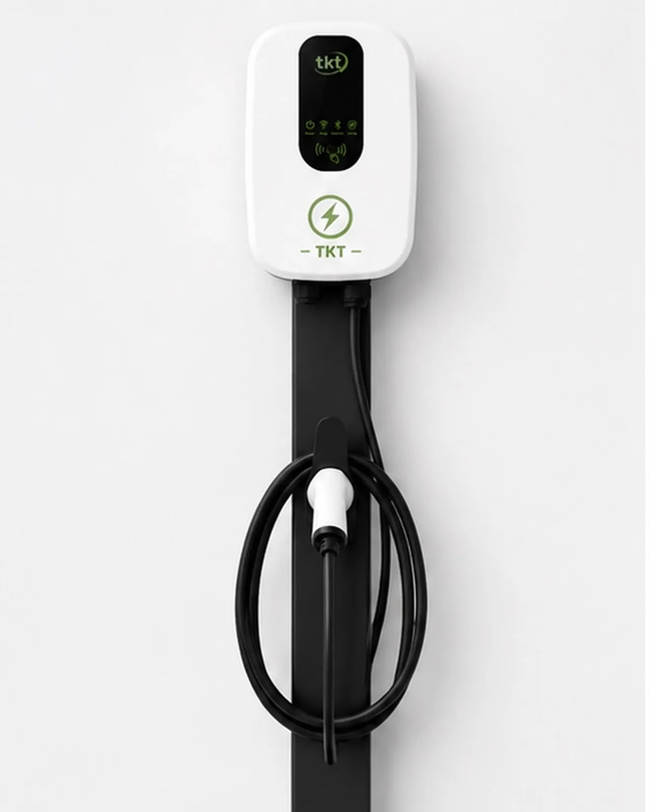 Cargador Comercial 22kW con Peana · Blanco